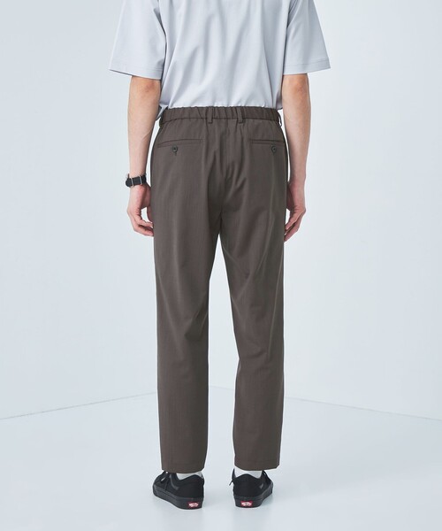 メンズ スラックスウォッシャブルトロ ナロー 9分丈 ユーティリティパンツ green label relaxing パンツ ウォッシャブルトロ ナロー 9分丈