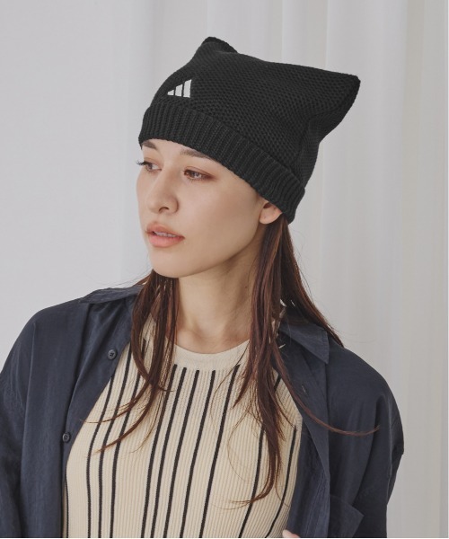 adidas（アディダス）の「adidas CAT WATCH Re-POLY / アディダス（ニットキャップ/ビーニー・レディース・ブラック/ホワイト・FREE）」の22枚目の写真