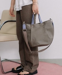 Beau're（ヴュレ）の「【BEAURE/ビュレ】キャンバス バルーン トート（トートバッグ）」