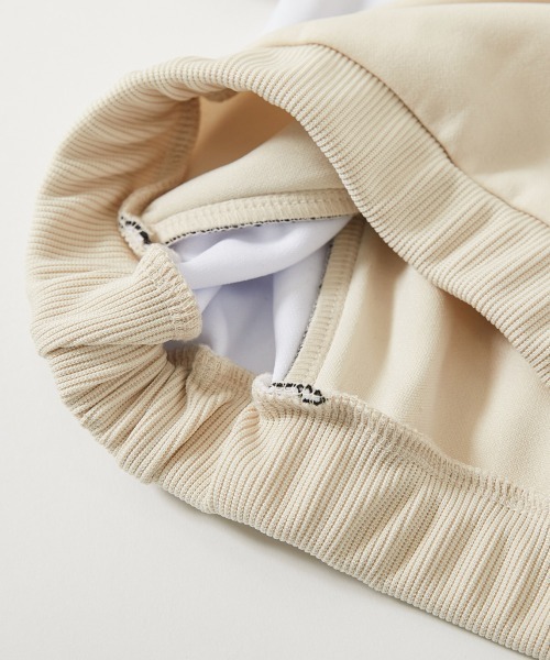 devirock（デビロック）の「ガールズ スポーティーセットアップ（セットアップ・キッズ・アイボリー/ブラック/パープル系・100cm/110cm/120cm/130cm/140cm/150cm/160cm）」の8枚目の写真