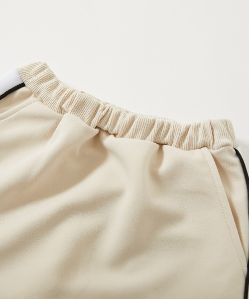 devirock（デビロック）の「ガールズ スポーティーセットアップ（セットアップ・キッズ・アイボリー/ブラック/パープル系・100cm/110cm/120cm/130cm/140cm/150cm/160cm）」の9枚目の写真