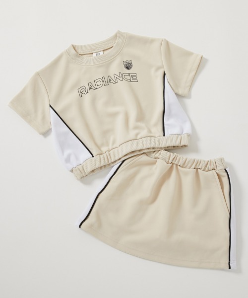 devirock（デビロック）の「ガールズ スポーティーセットアップ（セットアップ・キッズ・アイボリー/ブラック/パープル系・100cm/110cm/120cm/130cm/140cm/150cm/160cm）」の13枚目の写真