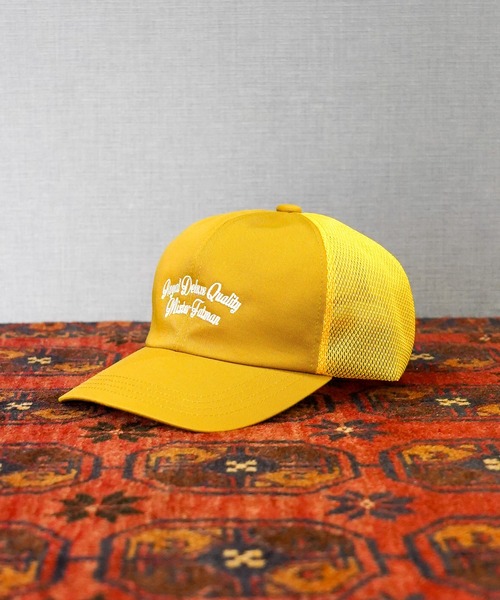 MRFATMAN（ミスターファットマン）の「DOUBLE EMB BB  MESH CAP（キャップ・メンズ・ブラック/ネイビー/ブラウン/レッド/イエロー・M/L）」の4枚目の写真