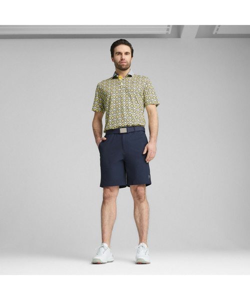 PUMA(プーマ)の「PUMA プーマ メンズ ゴルフ PUMA x PTC タイル 半袖 ポロシャツ(ポロシャツ・メンズ・イエロー系その他/ホワイト×ネイビー・SMALL/MEDIUM/LARGE/X-LARGE/X-SMALL)」の4枚目の写真