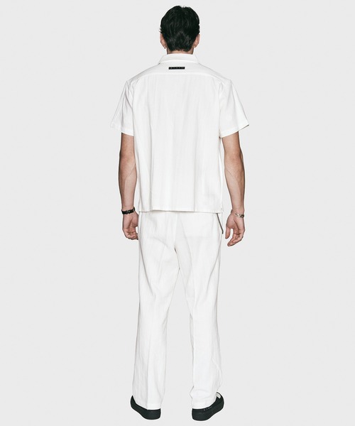 CRIMIE(クライミー)の「HEMP COTTON SHORT SLLEVE OPEN SHIRT(シャツ/ブラウス・メンズ・ホワイト/ブラック・XXL/XL/L/M/S)」の8枚目の写真