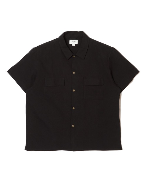 CRIMIE(クライミー)の「HEMP COTTON SHORT SLLEVE OPEN SHIRT(シャツ/ブラウス・メンズ・ホワイト/ブラック・XXL/XL/L/M/S)」の4枚目の写真