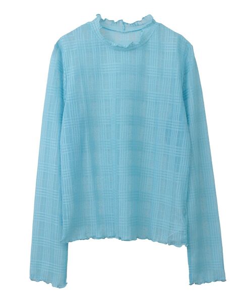 ☆売り切れました☆earth m&e チェックシャツ ブルー ☆売り切れました☆earth m&e チェックシャツ ブルー