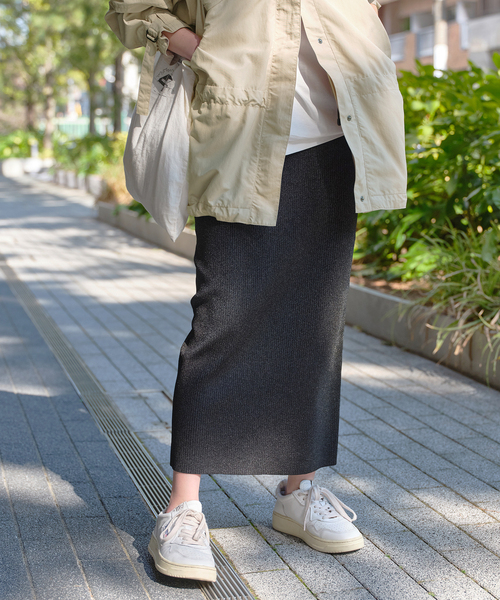 Spick & Span(スピックアンドスパン)の「《追加》ラメ総針タイトスカート(スカート・レディース・ブラック/グレー・38/36)」の13枚目の写真