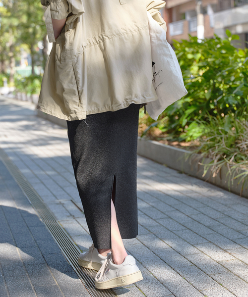 Spick & Span(スピックアンドスパン)の「《追加》ラメ総針タイトスカート(スカート・レディース・ブラック/グレー・38/36)」の17枚目の写真