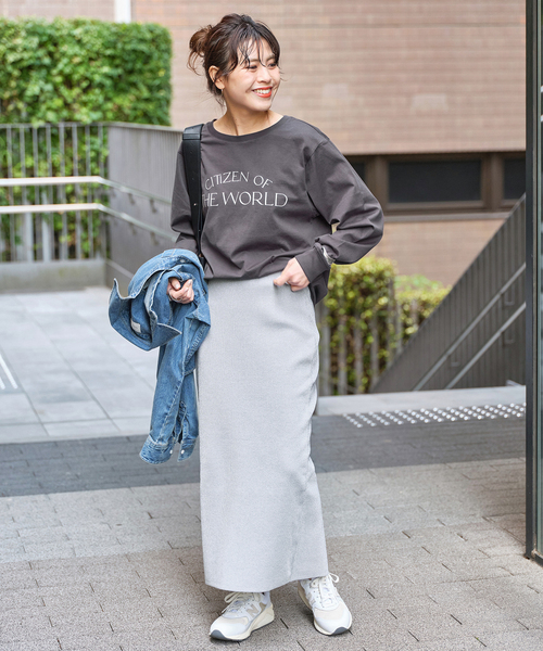 Spick & Span(スピックアンドスパン)の「《追加》ラメ総針タイトスカート(スカート・レディース・ブラック/グレー・38/36)」の19枚目の写真