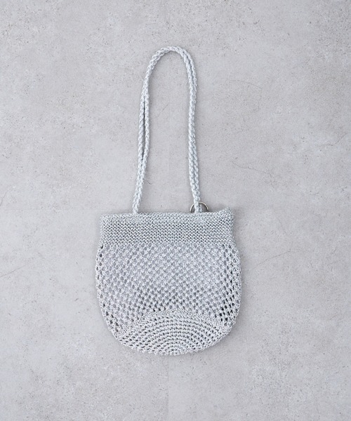 CIAOPANIC TYPY(チャオパニックティピー)の「【2025年S/S新作】カラビナ付きメタリックヤーンBAG(トートバッグ・レディース・ガンメタ/ゴールド/シルバー・ONE SIZE)」の12枚目の写真