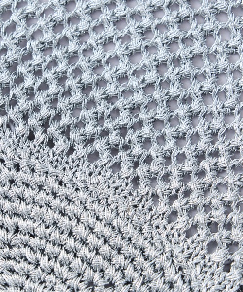 CIAOPANIC TYPY(チャオパニックティピー)の「【2025年S/S新作】カラビナ付きメタリックヤーンBAG(トートバッグ・レディース・ガンメタ/ゴールド/シルバー・ONE SIZE)」の13枚目の写真