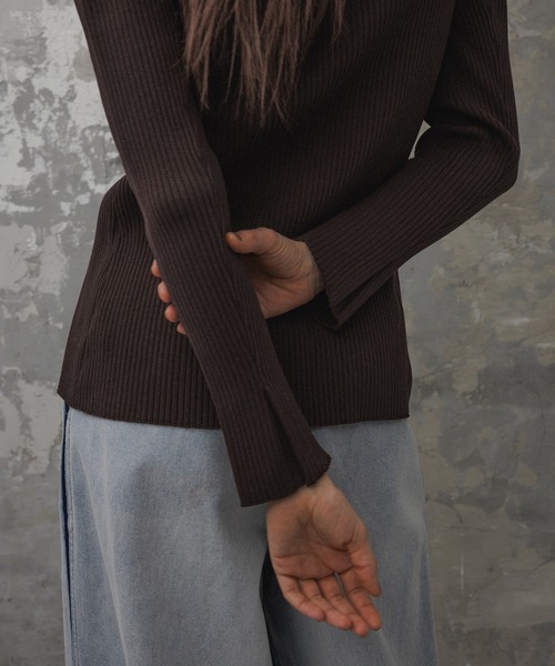 EMOELLE】ポケットリブカーディガン（カーディガン/ボレロ