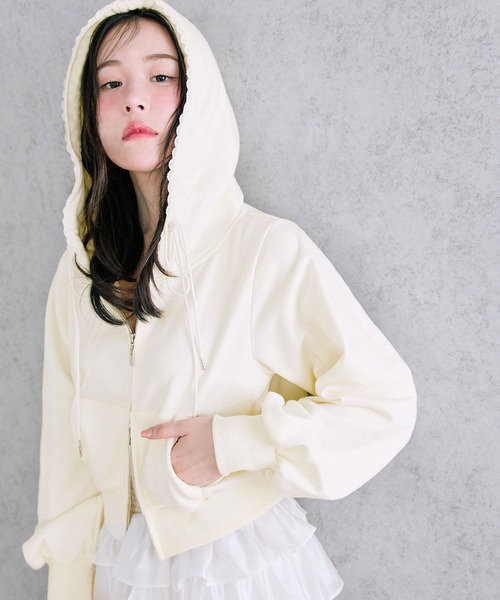 OLIVE des OLIVE（オリーブデオリーブ）の「フードリボンパーカー