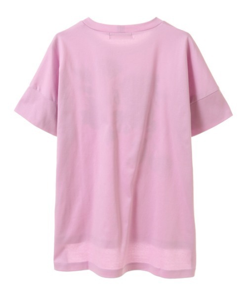 INGEBORG(インゲボルグ)の「プレンチピオニーワンポイントpt.カットソー(Tシャツ/カットソー・レディース・ピンク/パープル/ブラック/ダークパープル/オフホワイト/ローズ・MEDIUM)」の7枚目の写真