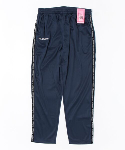 Kappa（カッパ）の「Kappa カッパ メッシュ ロングパンツ ロゴ入り テープパンツ 軽量 ドローコード付き 66cm丈 ボトムス（その他パンツ・レディース・アイボリー/ピンク/ネイビー/ブラック・M/LL/L）」の11枚目の写真