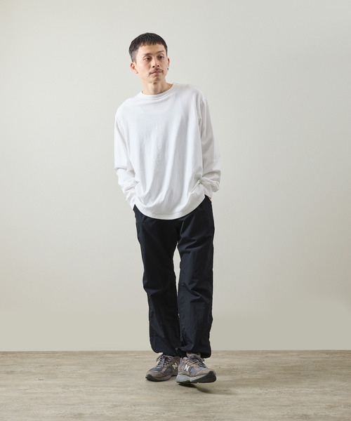 And A（アンドエー）の「Gramicci グラミチ / NYLON TRACK PANT 撥水防風ナイロントラックパンツ / G4SM-P119（その他パンツ・メンズ・オリーブ/ネイビー/ベージュ系その他/ブラック・SMALL/X-LARGE/LARGE/MEDIUM）」の9枚目の写真