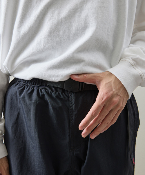 And A（アンドエー）の「Gramicci グラミチ / NYLON TRACK PANT 撥水防風ナイロントラックパンツ / G4SM-P119（その他パンツ・メンズ・オリーブ/ネイビー/ベージュ系その他/ブラック・SMALL/X-LARGE/LARGE/MEDIUM）」の17枚目の写真