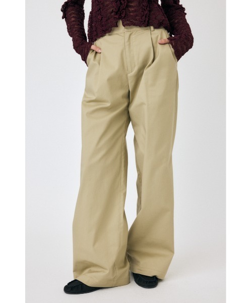 MOUSSY（マウジー）の「DROP WAIST チノパンツ（チノパンツ・レディース・ベージュ・1/2）」の9枚目の写真