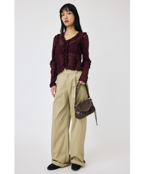 MOUSSY（マウジー）の「DROP WAIST チノパンツ（チノパンツ・レディース・ベージュ・1/2）」の10枚目の写真