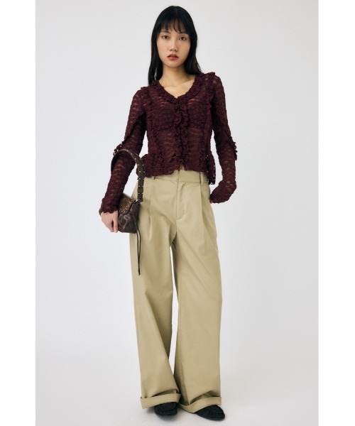 MOUSSY（マウジー）の「DROP WAIST チノパンツ（チノパンツ・レディース・ベージュ・1/2）」の11枚目の写真