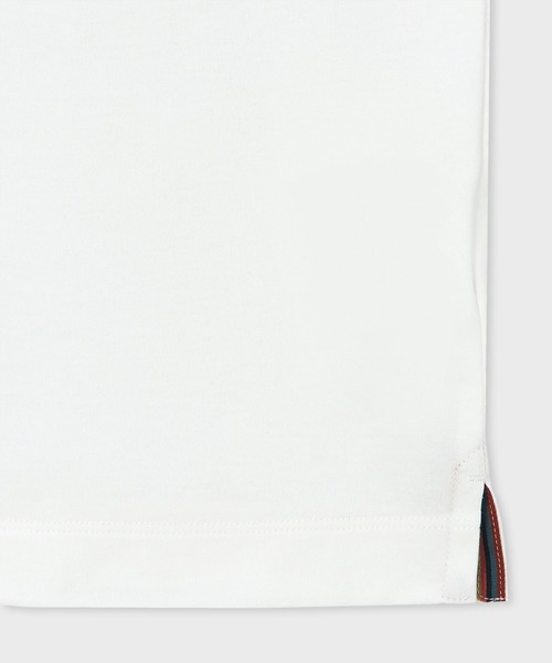 Paul Smith(ポールスミス)の「アーティストストライプリブ 半袖カットソー / 153550 697PS(Tシャツ/カットソー・メンズ・ライトブルー/ホワイト/ネイビー・SMALL/MEDIUM/LARGE/X-LARGE/XX-LARGE)」の7枚目の写真