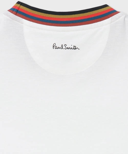 Paul Smith(ポールスミス)の「アーティストストライプリブ 半袖カットソー / 153550 697PS(Tシャツ/カットソー・メンズ・ライトブルー/ホワイト/ネイビー・SMALL/MEDIUM/LARGE/X-LARGE/XX-LARGE)」の6枚目の写真