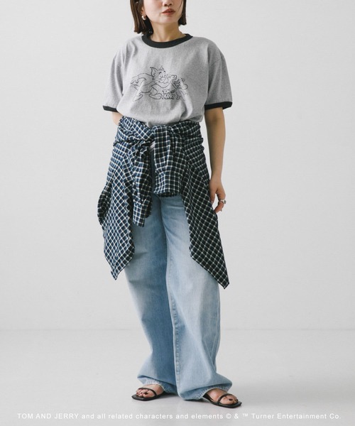 GOOD ROCK SPEED(グッドロックスピード)の「『別注』GOOD ROCK SPEED / TOM&JERRY / TEE 2(Tシャツ/カットソー・レディース・グレー・MEDIUM)」の12枚目の写真