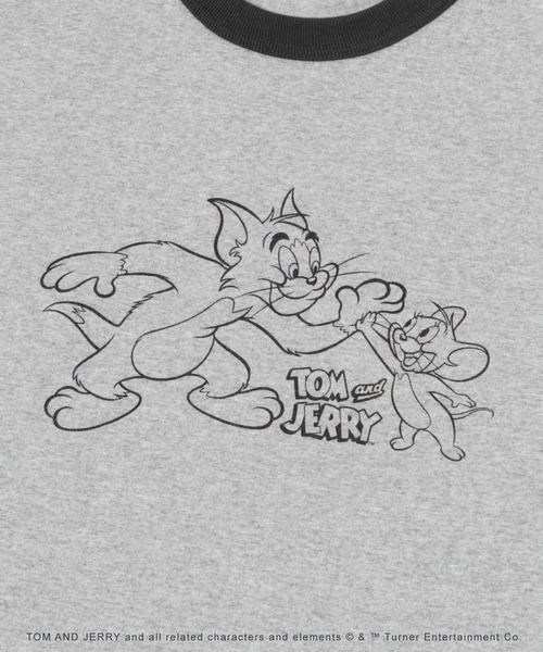 GOOD ROCK SPEED(グッドロックスピード)の「『別注』GOOD ROCK SPEED / TOM&JERRY / TEE 2(Tシャツ/カットソー・レディース・グレー・MEDIUM)」の3枚目の写真