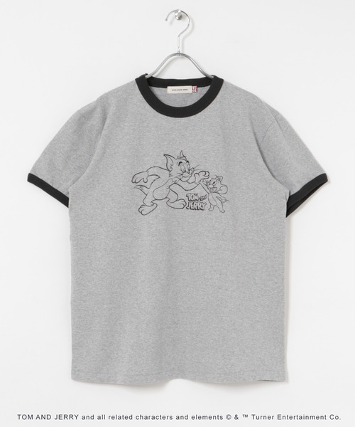 GOOD ROCK SPEED(グッドロックスピード)の「『別注』GOOD ROCK SPEED / TOM&JERRY / TEE 2(Tシャツ/カットソー・レディース・グレー・MEDIUM)」の2枚目の写真
