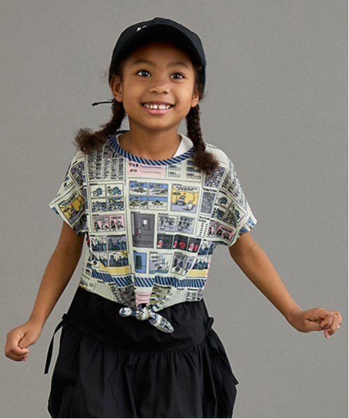 ケイトペード　130cm Tシャツ 3枚セット　美品 セール】トドラー ニュースペーパートップスセット（Tシャツ