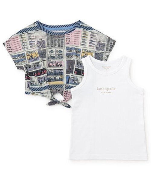 kate spade new york kids(ケイトスペードニューヨーク)の「トドラー ニュースペーパートップスセット(アンサンブル・キッズ・ライトグリーン・120cm/130cm/110cm)」の11枚目の写真