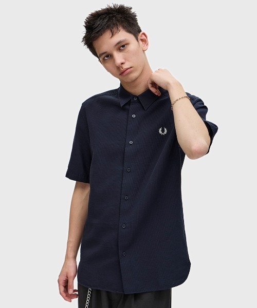Textured Seersucker Shirt／テクスチャーシアサッカーシャツ