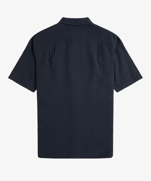 FRED PERRY Seersucker Shirt／シアサッカーシャツ Textured Seersucker Shirt／テクスチャーシアサッカーシャツ