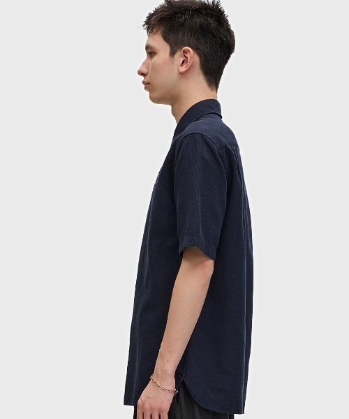 Textured Seersucker Shirt／テクスチャーシアサッカーシャツ