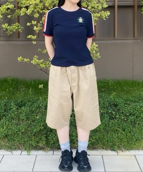 【ネイビー】ショルダーメッシュバンド鹿の子半袖Tシャツ ショルダーメッシュバンド鹿の子半袖Tシャツ | LACOSTE/ラコステ