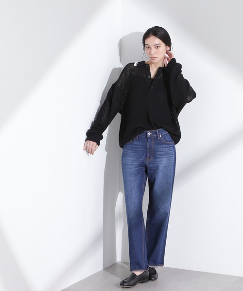 NANO universe(ナノユニバース)の「「MC」”TIMELESS WARDROBE”ストレートフィットデニム(デニムパンツ・レディース・ブルー/ライトブルー・S/M)」の22枚目の写真