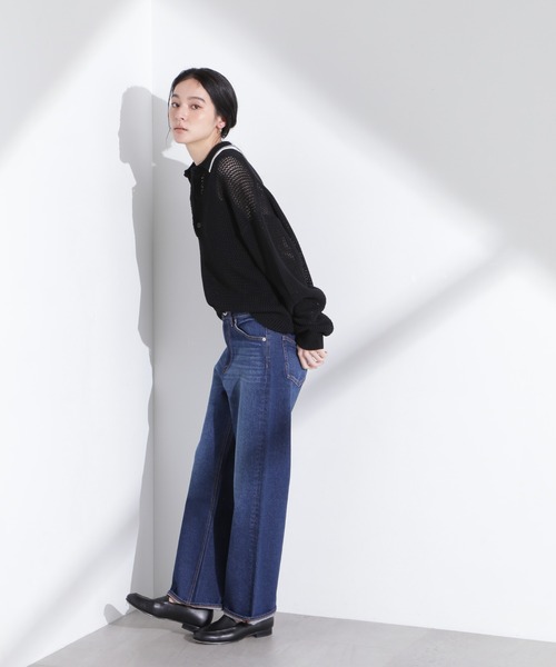 NANO universe(ナノユニバース)の「「MC」”TIMELESS WARDROBE”ストレートフィットデニム(デニムパンツ・レディース・ブルー/ライトブルー・S/M)」の21枚目の写真