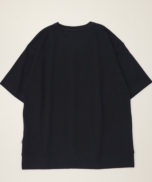 DISCUS ATHLETIC（ディスカス　アスレチック）の「【DISCUS ATHLETIC/ディスカス アスレチック】USA COTTON BLEND/コットンブレンド 無地/ワンポイント 半袖Tスウェット（Tシャツ/カットソー・レディース・オフホワイト/オートミール/ネイビー/ブラック/グレイッシュベージュ/ピンクベージュ・M/L/XL）」の15枚目の写真