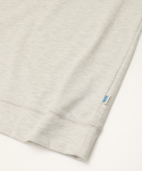 DISCUS ATHLETIC（ディスカス　アスレチック）の「【DISCUS ATHLETIC/ディスカス アスレチック】USA COTTON BLEND/コットンブレンド 無地/ワンポイント 半袖Tスウェット（Tシャツ/カットソー・レディース・オフホワイト/オートミール/ネイビー/ブラック/グレイッシュベージュ/ピンクベージュ・M/L/XL）」の19枚目の写真