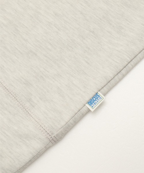 DISCUS ATHLETIC（ディスカス　アスレチック）の「【DISCUS ATHLETIC/ディスカス アスレチック】USA COTTON BLEND/コットンブレンド 無地/ワンポイント 半袖Tスウェット（Tシャツ/カットソー・レディース・オフホワイト/オートミール/ネイビー/ブラック/グレイッシュベージュ/ピンクベージュ・M/L/XL）」の20枚目の写真