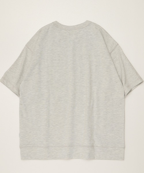 DISCUS ATHLETIC（ディスカス　アスレチック）の「【DISCUS ATHLETIC/ディスカス アスレチック】USA COTTON BLEND/コットンブレンド 無地/ワンポイント 半袖Tスウェット（Tシャツ/カットソー・レディース・オフホワイト/オートミール/ネイビー/ブラック/グレイッシュベージュ/ピンクベージュ・M/L/XL）」の11枚目の写真