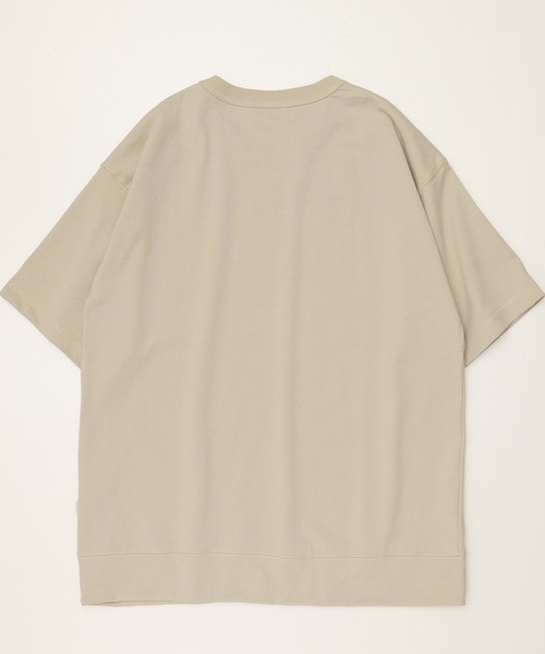 DISCUS ATHLETIC（ディスカス　アスレチック）の「【DISCUS ATHLETIC/ディスカス アスレチック】USA COTTON BLEND/コットンブレンド 無地/ワンポイント 半袖Tスウェット（Tシャツ/カットソー・レディース・オフホワイト/オートミール/ネイビー/ブラック/グレイッシュベージュ/ピンクベージュ・M/L/XL）」の13枚目の写真