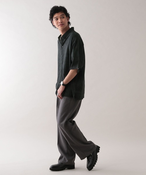 RAGEBLUE(レイジブルー)の「レーヨン総柄シャツ(シャツ/ブラウス・メンズ・ホワイト系その他2/ブラック系その他/グレー系その他/ホワイト系その他3・SMALL/MEDIUM/LARGE)」の14枚目の写真