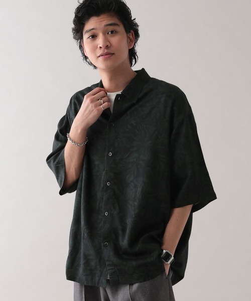 RAGEBLUE(レイジブルー)の「レーヨン総柄シャツ(シャツ/ブラウス・メンズ・ホワイト系その他2/ブラック系その他/グレー系その他/ホワイト系その他3・SMALL/MEDIUM/LARGE)」の15枚目の写真