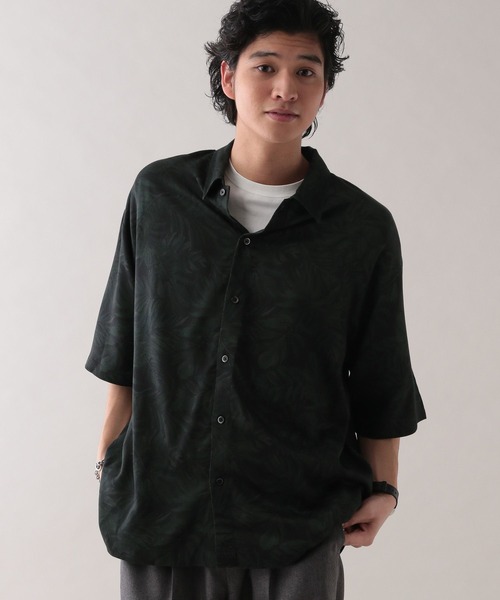RAGEBLUE(レイジブルー)の「レーヨン総柄シャツ(シャツ/ブラウス・メンズ・ホワイト系その他2/ブラック系その他/グレー系その他/ホワイト系その他3・SMALL/MEDIUM/LARGE)」の16枚目の写真