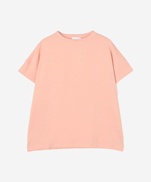 handvaerk 60/2 CREW NECK WIDE T-SHIRTピンク handvaerk tシャツ | 60/2 クルーネック ワイドTシャツ SOLID