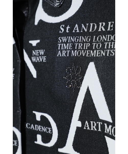 St ANDREWS(セントアンドリュース)の「【St ANDREWS】コンセプト柄ジャガード半袖シャツ (WOMENS)(ポロシャツ・レディース・ブラック・M/S)」の13枚目の写真