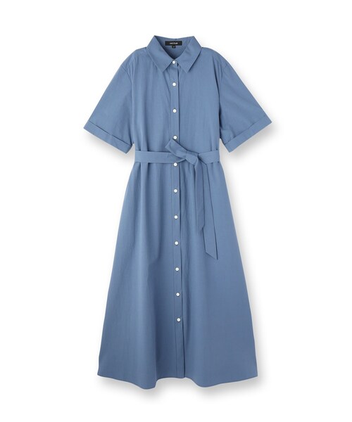 セール】【コットン100／前開き／夏ワンピ】ロングシャツ