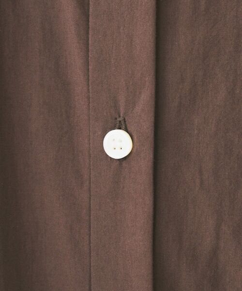 UNTITLED（アンタイトル）の「【コットン100／前開き／夏ワンピ】ロングシャツワンピース（ワンピース・レディース・チャコールグレー/ブルー/ブラウン系その他/チャコール/ブラウン系その他5・00/01/02/03/04/44/48）」の13枚目の写真